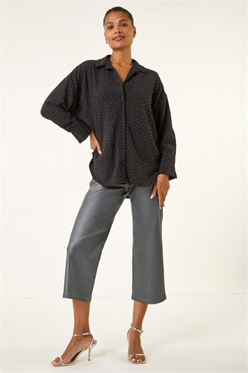Hotfix Collared Longline Shirt 10212008