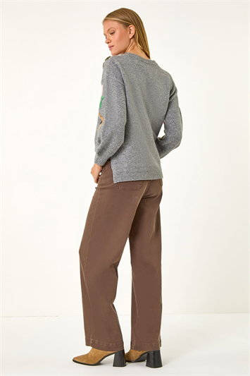 Floral Emellished Jumper 16135836