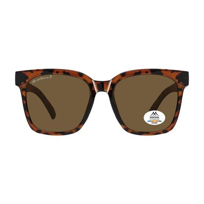 Brown Square Havana Brown Polarized Mp72