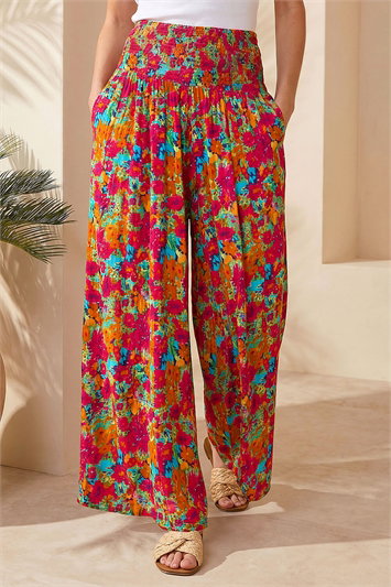 Mini Floral Palazzo Trouser 18108378