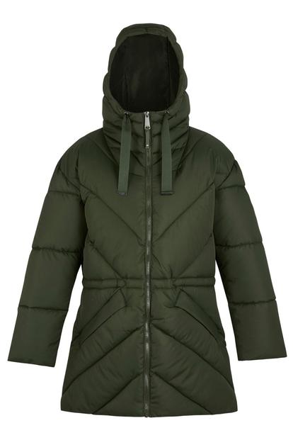 Purple Rusey Quilted Padded Jacket