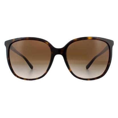 Brown Square Dark Tortoise Brown Gradient Sunglasses