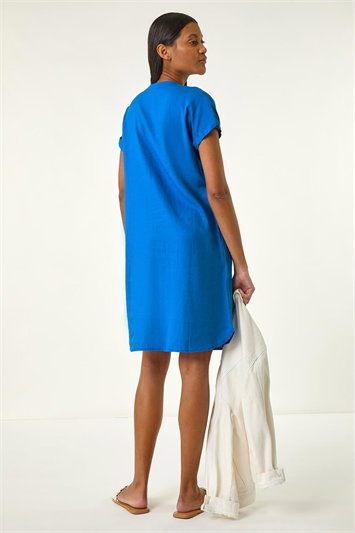 Linen Blend Shift Dress 14704580
