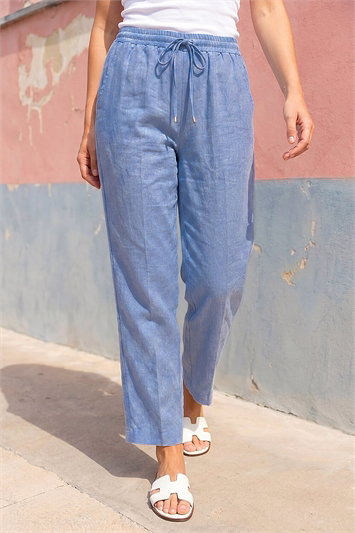 Petite Drawstring Trousers 18128809