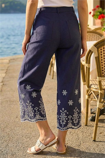 Broderie Cotton Culottes 18122060