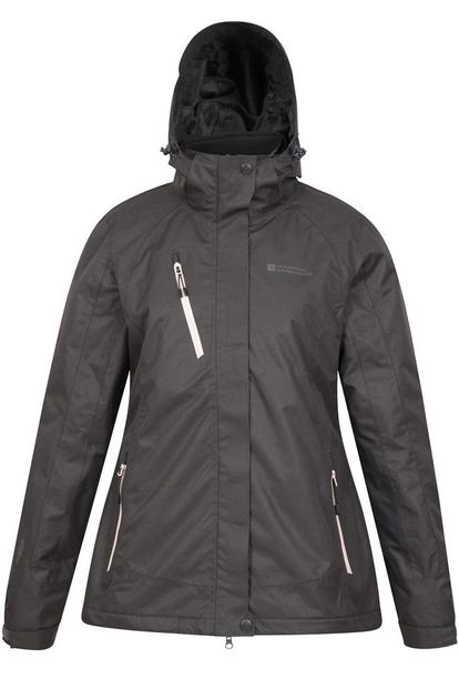 Black Bracken Melange 3 In 1 Jacket