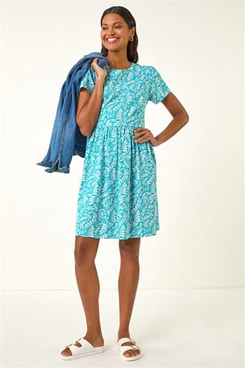 Abstract Print Jersey Dress 14741502