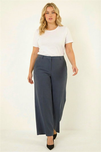 Curve Tailored Wide Leg Stretch Trouser 18083425