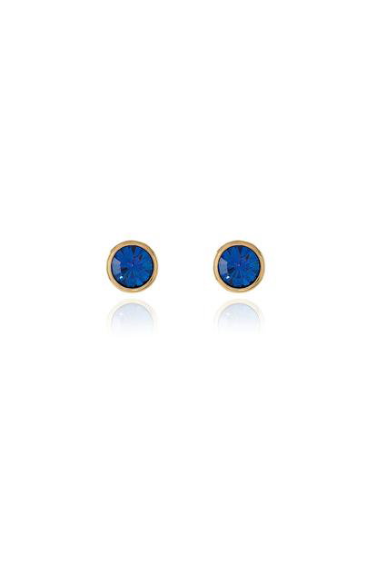 Blue Cachet London Thisbe Gold Sapphire Earrings