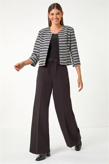 Stripe Shimmer Boucle Jacket 15033708