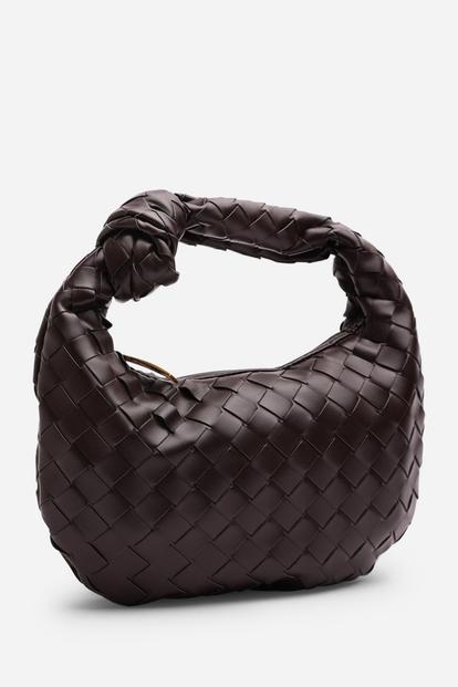 Metallic Aura Classic Woven Hobo Bag