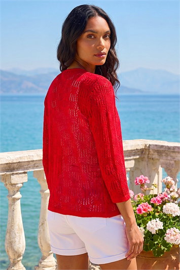 Textured Light Knit Shrug 16192278