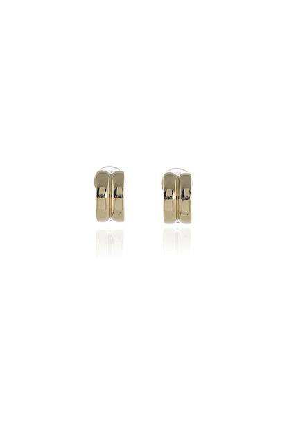 Metallic Cachet London Suzy Polished Gold Clip On Earrings