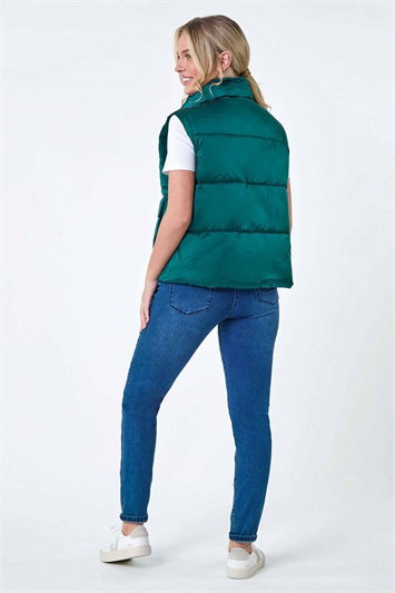 Pocket Detail Quilted Gilet 12024191
