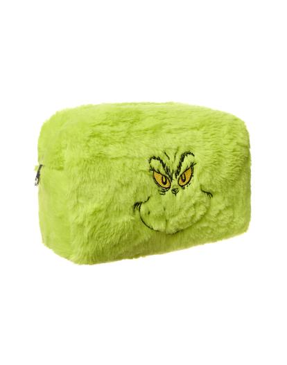 Green The Grinch Character Face One Makeup Bag