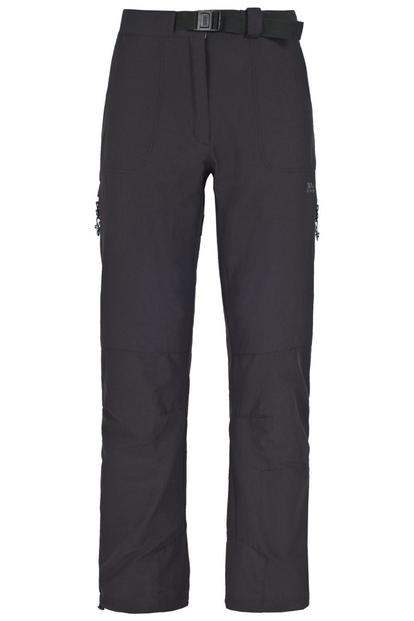 Black Escaped Quick Dry Active Trousers