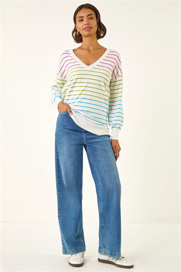 Stripe Boyfriend Knit Jumper 16332838