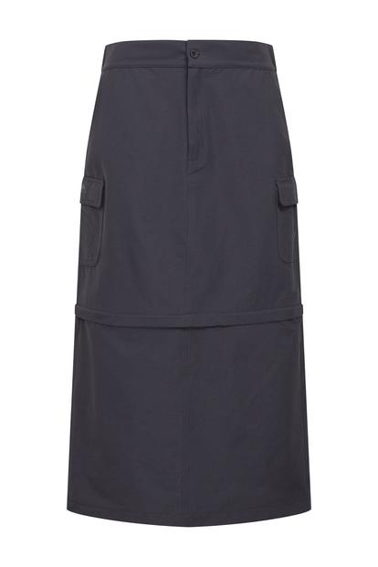 Grey Alondra Cargo Skirt