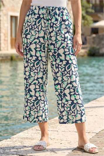Petite Floral Stretch Trouser 18090060