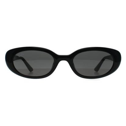 Black Oval Polished Black Dark Grey Rb4441d Bio Based