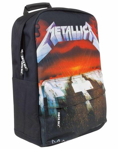 Black Rock Sax Metallica Master Of Puppets Backpack