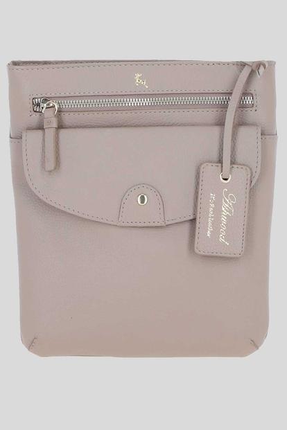 Pink 'Five Cb' Real Leather Cross Body Bag