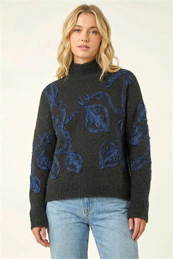Cornelli Roll Neck Knit Jumper 16226808