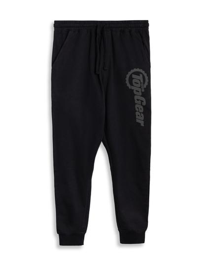 Black Top Gear Logo Unisex Black Joggers