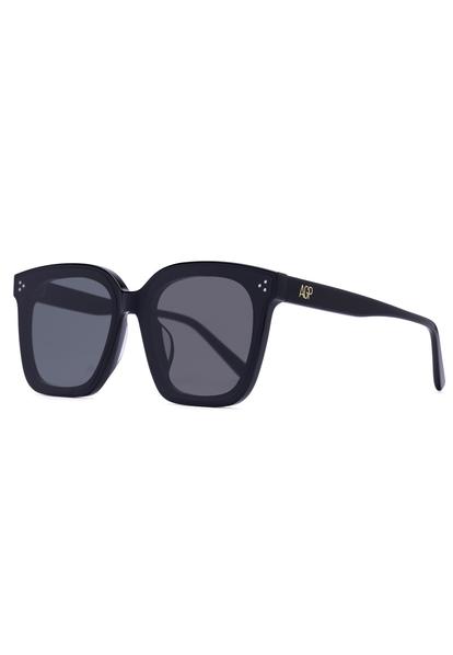 Black Classic Square-Frame Urban Sunglasses
