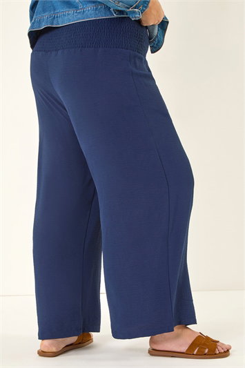 Curve Shirred Wide Leg Trouser 18104560