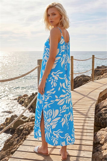 Petite Strappy Tiered Maxi Dress 14580709