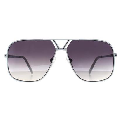 White Aviator White Smoke Grey Gradient Go00066