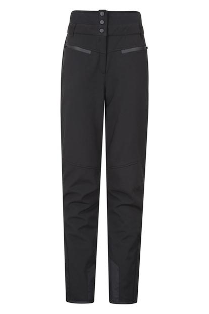 Black Avalanche Recco High Waist Ski Trousers
