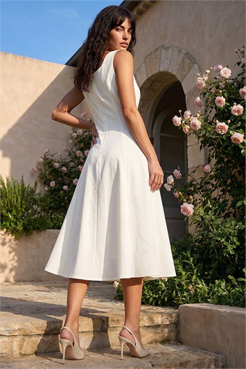 Square Neck Midi Dress 14863538
