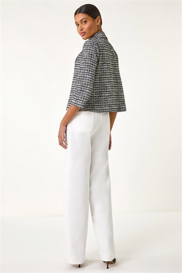 Textured Check Blazer 15039308