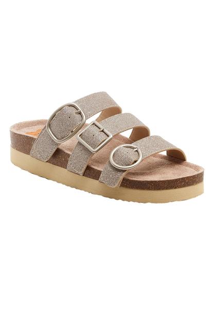 Black Astor Glenn Glitter Sandals