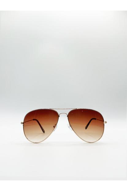 Metallic Classic Pilot Gold Aviator Sunglasses