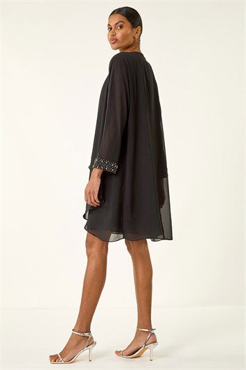 Embellished Shift Dress & Shrug 14810208