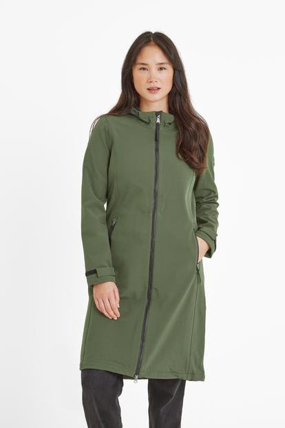 Purple Enya Longline Waterproof Softshell Jacket