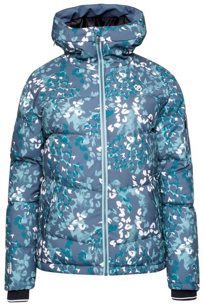 Green Verdict Animal Print Insulated Ski Jacket