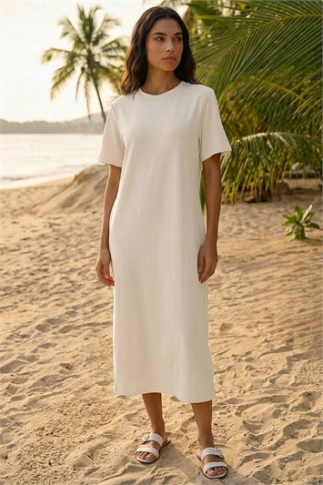 Jersey Stretch Midi Dress 14856024