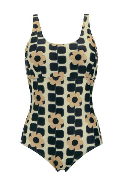 Multi Orla Kiely Square Flower Swimsuit