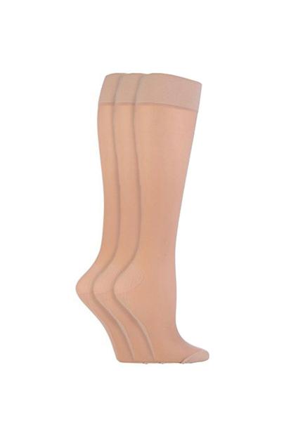 Black 3 Pairs Ladies Flight Dvt Socks
