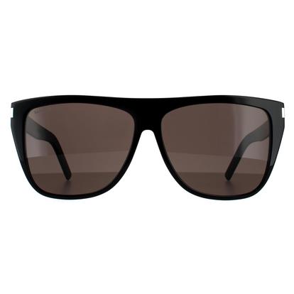 Black Square Black Grey Smoke Sunglasses