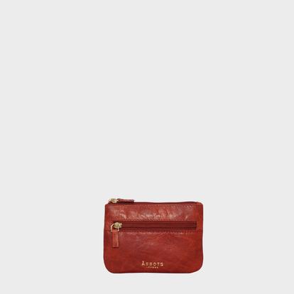Black 'Mary' Soft Small Leather Coin Purse