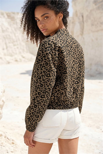 Dusk Animal Print Bomber Jacket 15057120