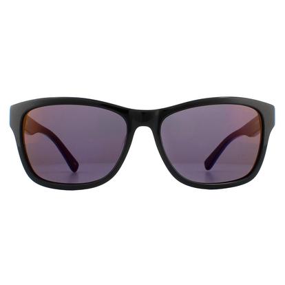 Black Rectangle Black Blue Purple Sunglasses