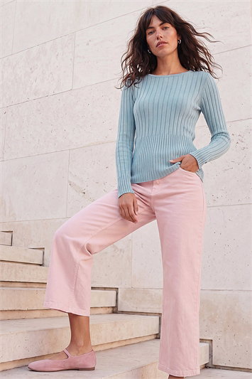 Soft Ribbed Knit Top 16325291