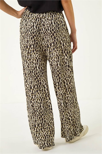 Petite Animal Wide Leg Trouser 18100540