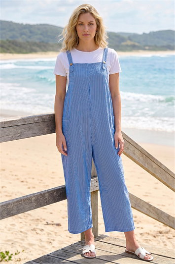 Stripe Print Jumpsuit 14874209